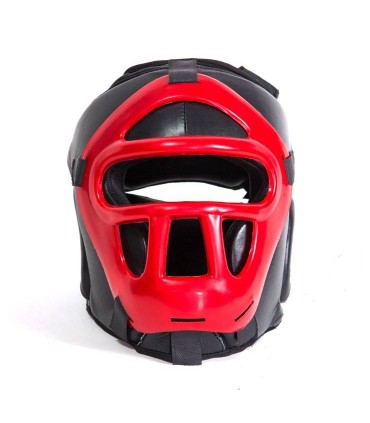 BUDDHA ΔΕΡΜΑΤΙΝΗ ΚΑΣΚΑ ΜΕ ΠΛΕΓΜΑ red