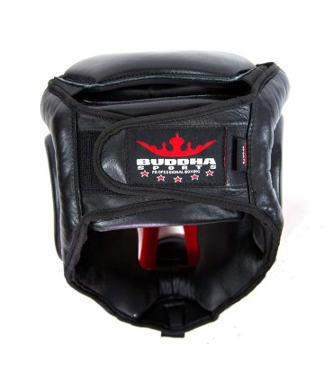 BUDDHA ΔΕΡΜΑΤΙΝΗ ΚΑΣΚΑ ΜΕ ΠΛΕΓΜΑ red