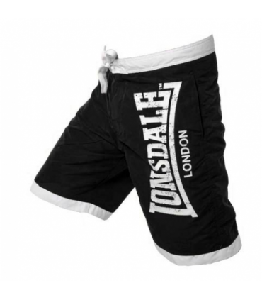 LONSDALE ΒΕΡΜΟΥΔΑ-ΜΑΓΙΟ CLENNELL black/white