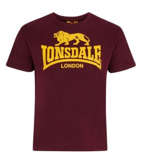 LONSDALE ΚΟΝΤΟΜΑΝΙΚΟ LOGO oxblood