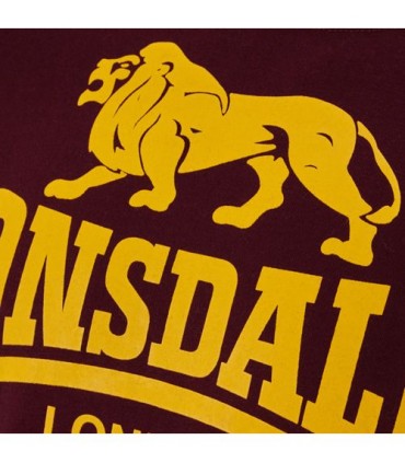 LONSDALE ΚΟΝΤΟΜΑΝΙΚΟ LOGO oxblood