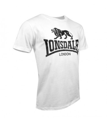 LONSDALE ΚΟΝΤΟΜΑΝΙΚΟ LOGO white