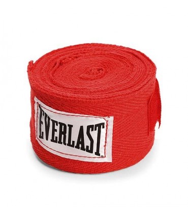 EVERLAST Classic Cotton Handwraps (2.75m) red