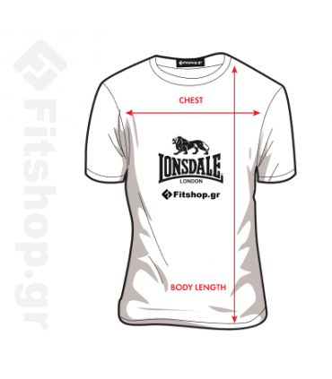 LONSDALE ΑΝΔΡΙΚΟ ΚΟΝΤΟΜΑΝΙΚΟ LOSCOE white
