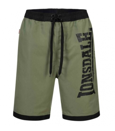 LONSDALE ΒΕΡΜΟΥΔΑ-ΜΑΓΙΟ CLENNELL black/olive