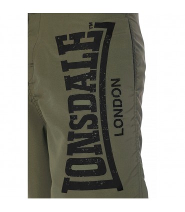 LONSDALE ΒΕΡΜΟΥΔΑ-ΜΑΓΙΟ CLENNELL black/olive