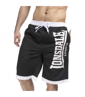 LONSDALE ΒΕΡΜΟΥΔΑ-ΜΑΓΙΟ CLENNELL black/white