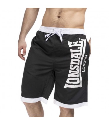LONSDALE ΒΕΡΜΟΥΔΑ-ΜΑΓΙΟ CLENNELL black/white