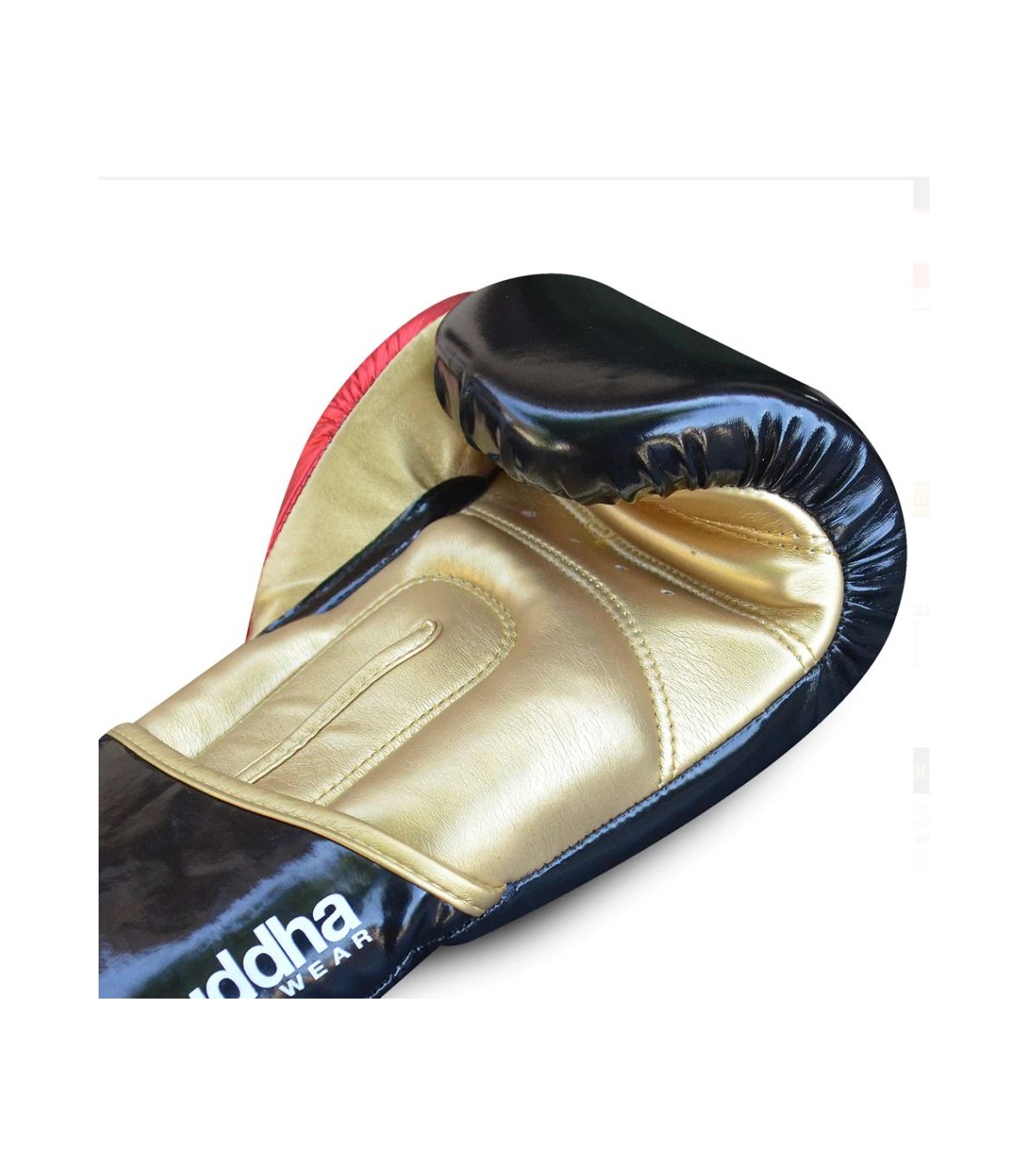 Buddha Bushwhacker Boxing Gloves Black-Gold