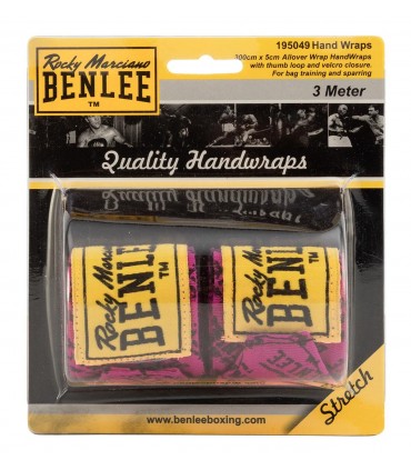 BENLEE ΜΠΑΝΤΑΖ ALLOVER WRAPS 300cm Neon Pink