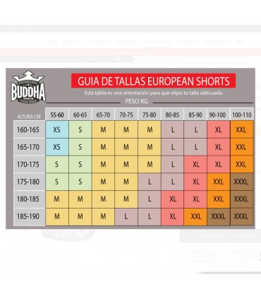 BUDDHA MUAY THAI SHORTS MEXICAN red