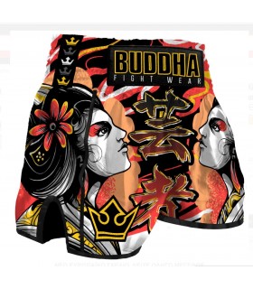 BUDDHA MUAY THAI SHORTS GEISHA