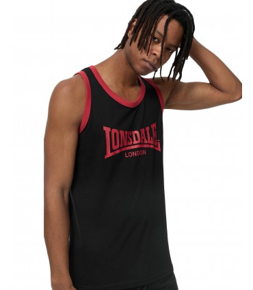 LONSDALE ΑΜΑΝΙΚΟ ΦΑΝΕΛΑΚΙ KNOCKAN black/red