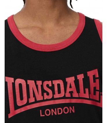 LONSDALE ΑΜΑΝΙΚΟ ΦΑΝΕΛΑΚΙ KNOCKAN black/red