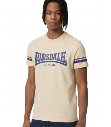 LONSDALE ΚΟΝΤΟΜΑΝΙΚΟ CREICH Sand/Navy/Red