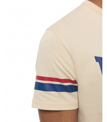 LONSDALE ΚΟΝΤΟΜΑΝΙΚΟ CREICH Sand/Navy/Red