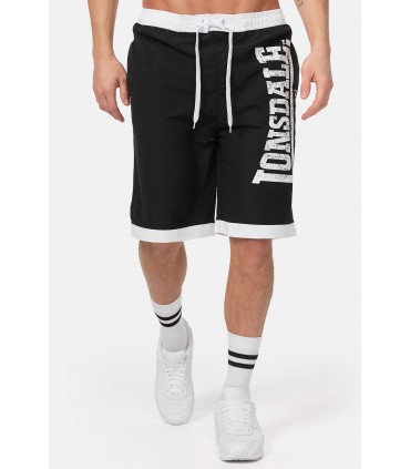 LONSDALE ΒΕΡΜΟΥΔΑ-ΜΑΓΙΟ CLENNELL black/white