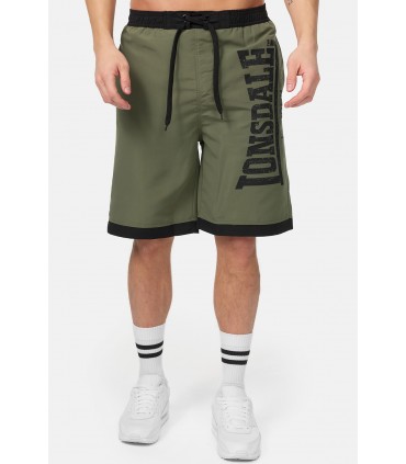 LONSDALE ΒΕΡΜΟΥΔΑ-ΜΑΓΙΟ CLENNELL black/olive