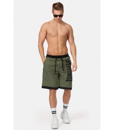 LONSDALE ΒΕΡΜΟΥΔΑ-ΜΑΓΙΟ CLENNELL black/olive