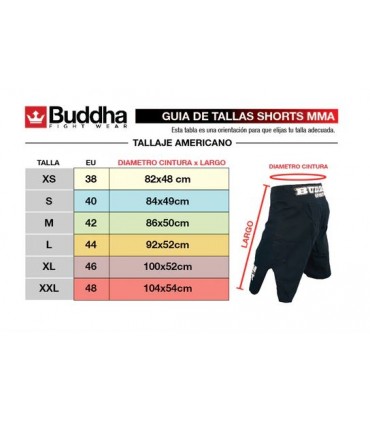 BUDDHA MMA SHORTS FIGHT
