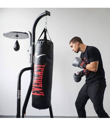 EVERLAST HEAVY BAG AND SPEED BAG STAND
