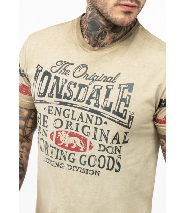 LONSDALE ΚΟΝΤΟΜΑΝΙΚΟ SKELD Sand/Navy/Red