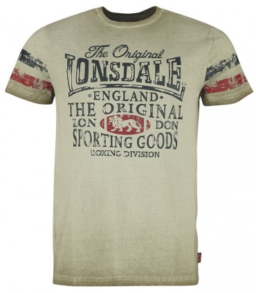 LONSDALE ΚΟΝΤΟΜΑΝΙΚΟ SKELD Sand/Navy/Red