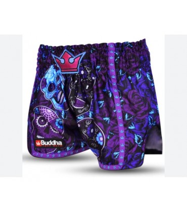 BUDDHA MUAY THAI SHORTS MEXICAN purple