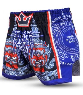 BUDDHA MUAY THAI SHORTS THAILAND blue