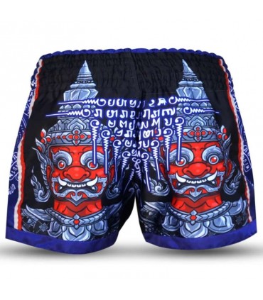 BUDDHA MUAY THAI SHORTS THAILAND blue