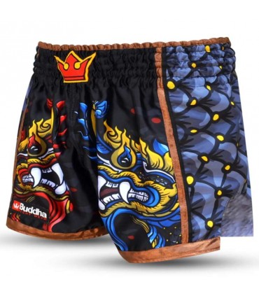BUDDHA MUAY THAI SHORTS SANKE black