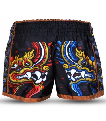 BUDDHA MUAY THAI SHORTS SANKE black
