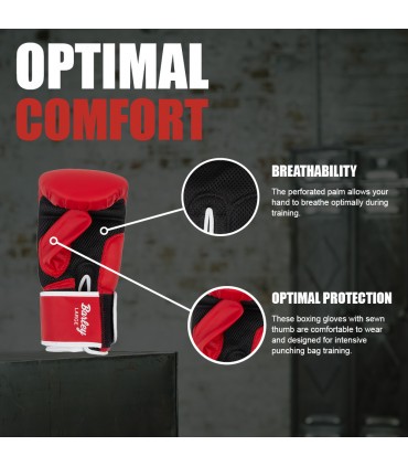 LONSDALE ΓΑΝΤΙΑ ΣΑΚΟΥ BARLEY red