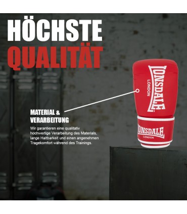 LONSDALE ΓΑΝΤΙΑ ΣΑΚΟΥ BARLEY red