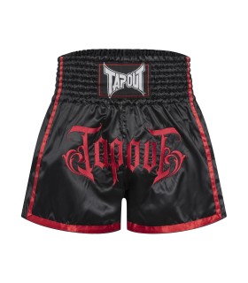 TAPOUT THAI SHORTS DIABLO black/red