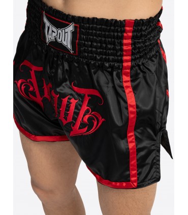 TAPOUT THAI SHORTS DIABLO black/red