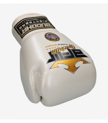 BUDDHA ΔΕΡΜΑΤΙΝΑ ΓΑΝΤΙΑ SPECTUM METALLIC white