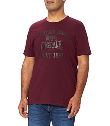 LONSDALE ΑΝΔΡΙΚΟ ΚΟΝΤΟΜΑΝΙΚΟ TORBAY oxblood