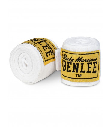 BENLEE HANDWRAPS white 450cm elastic