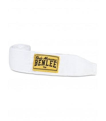 BENLEE HANDWRAPS white 450cm elastic