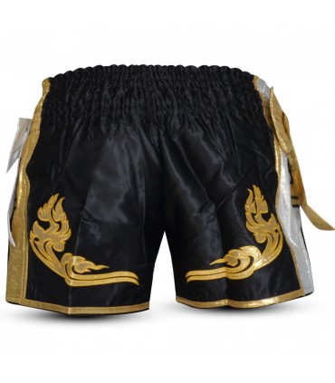 BUDDHA MUAY THAI SHORTS INFINITY black/gold