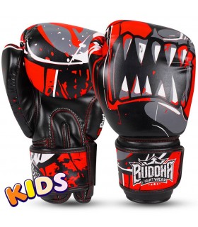 BUDDHA ΠΑΙΔΙΚΑ ΓΑΝΤΙΑ JAWS red/black