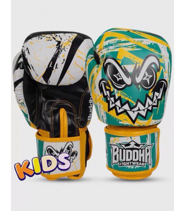 BUDDHA ΠΑΙΔΙΚΑ ΓΑΝΤΙΑ CREEPY green/white
