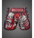 BUDDHA MUAY THAI SHORTS DRAGON red