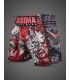 BUDDHA MUAY THAI SHORTS DRAGON red
