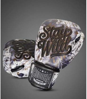 BUDDHA ΓΑΝΤΙΑ ΠΡΟΠΟΝΗΣΗΣ STAY WILD black/white