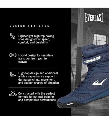 EVERLAST ΠΑΠΟΥΤΣΙΑ ΠΥΓΜΑΧΙΑΣ ELITE 2 NAVY