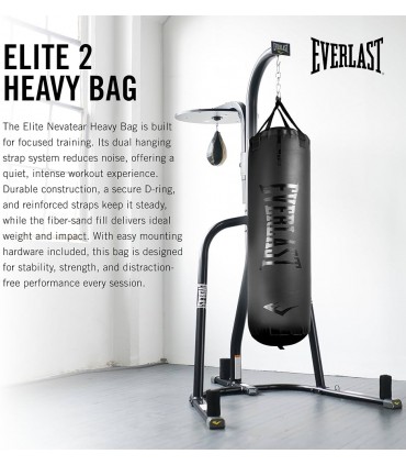 EVERLAST ELITE NEVATEAR Black/Black 117x33cm