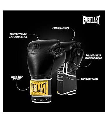 EVERLAST 1910 CLASSIC TRAINING GLOVES black