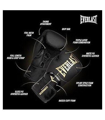 EVERLAST ΓΑΝΤΙΑ ΣΑΚΟΥ ELITE black/gold